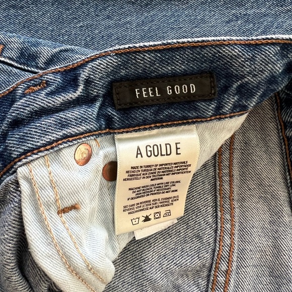 AGOLDE Feel Good Distressed High Rise Jeans Size 25 - Picture 5 of 6
